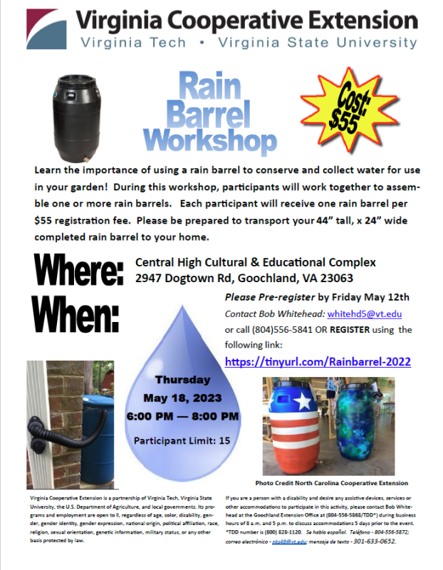 Rain Barrel Workshop